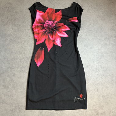 Desigual black floral dress
