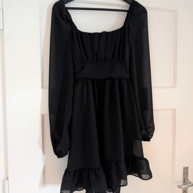 Robe noir fluide