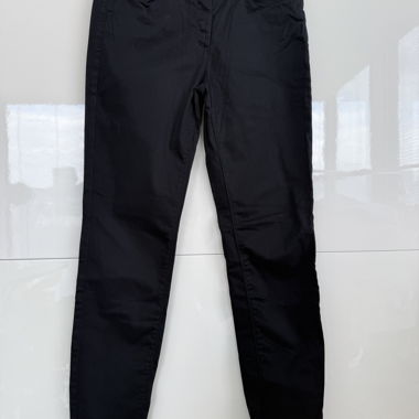 Pantalon en tissu noir