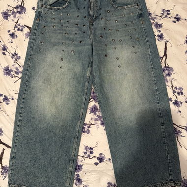 BDG Wide- leg Studded Jeans