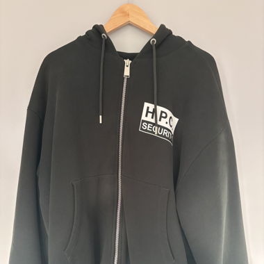 Heron Preston H.P.C Heavy Grey Zip Hoodie