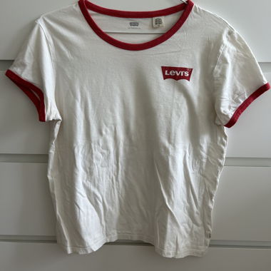 T-shirt Levi's bianco/rosso