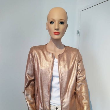 schicke Lederjacke