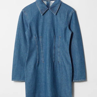 & Other Stories Denim Shirt Dress