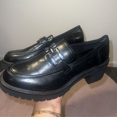 Leather loafers