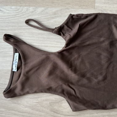 Crop top marrone Pull&Bear S