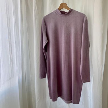 Velvet feel Lila Dress