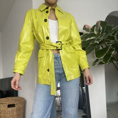 FAUX LEATHERCOAT
