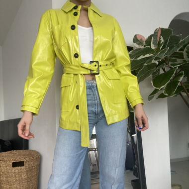 FAUX LEATHERCOAT