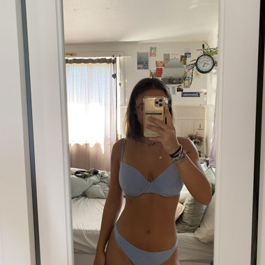 Sparkly Bikini Set Blue