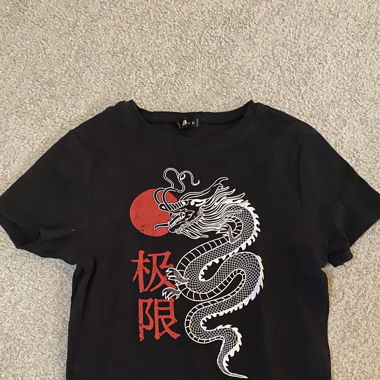 Shirt mit asiatischen Aufdruck