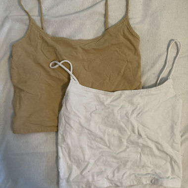 basic summer 2 set crop tops 