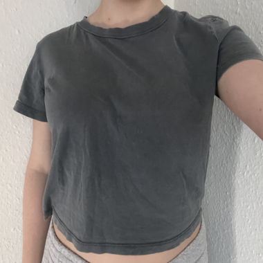 T-shirt gris ZARA