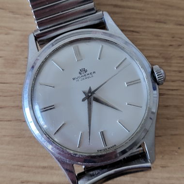 Bucherer Orologio da Polso Acciaio 17 Jewels