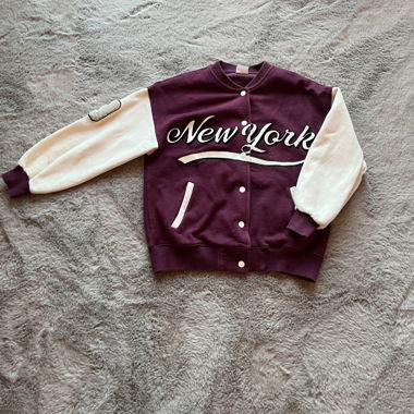 Jacket Bordeaux. New York. Enfants