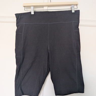 Black cycling shorts (fair fashion/sustainable)