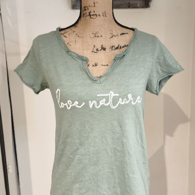 T-shirt Mintgrues Love Nature