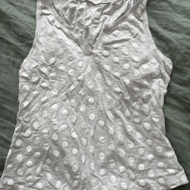 Vintage Top mit Punkten