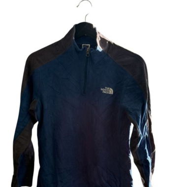 Veste polaire North Face bleu/gris