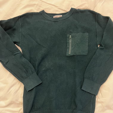 Pull vert garçon 152 12ans
