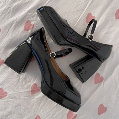 Black Patent Heels