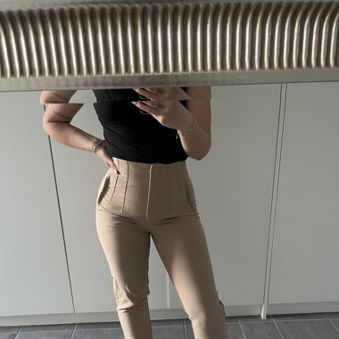 Zara Hose Beige