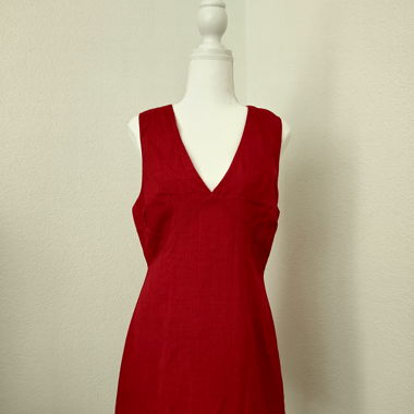 Little red dress v-neck