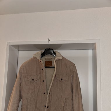 Übergangsjacke, Cordjacke mit Teddyfell