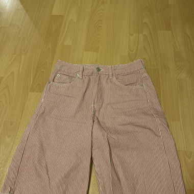Pink gestreifte shorts