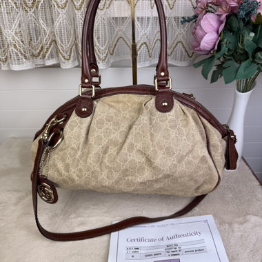 Sac hobo Gucci Sukey Two Way 100% original