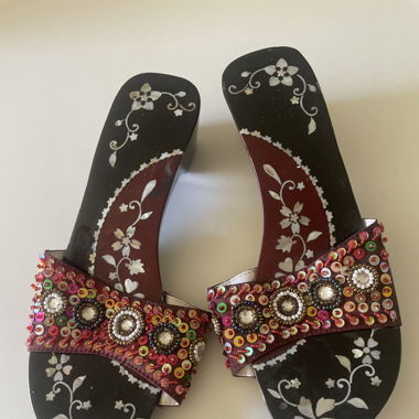 Mules en bois neuves taille 41