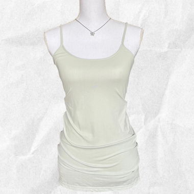 Light Pastel Green Long Tank Top