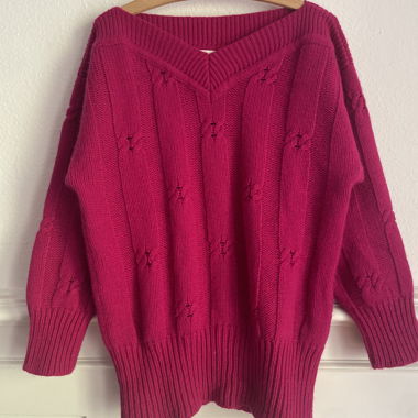 Lana Wolle Pullover Pink