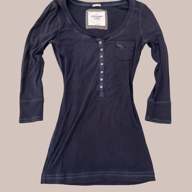 Longsleeve Vintage Abercrombie & Fitch Navy