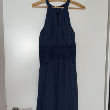Robe de soirée bleu foncé