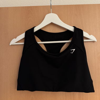 Gymshark schwarzer Sport-BH