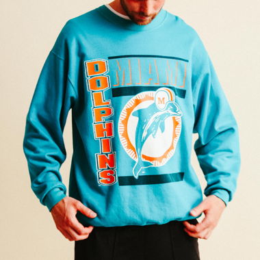 Vintage 90s NFL Miami Dolphins Football Sweatshirt