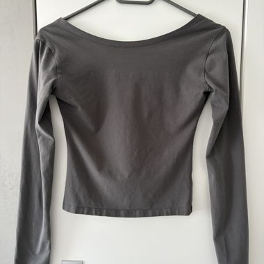 Maglia long sleeve grigia