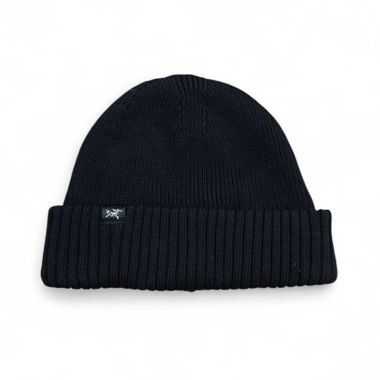 Bonnet côtelé en mélange de laine Arcteryx noir