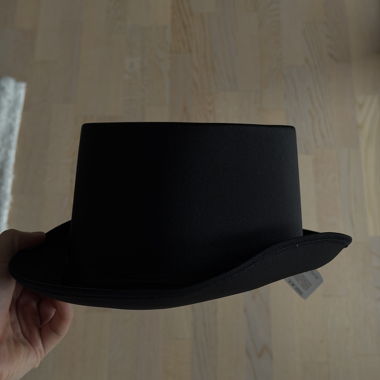 Chapeau haut-de-forme noir de costume
