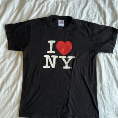 Black I Love NY T‑Shirt Size L