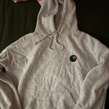Subdued 8-ball hoodie