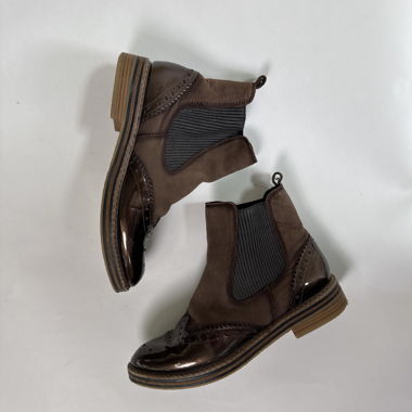 Bottines Chelsea marron
