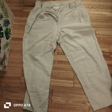 H et M linen trousers XS