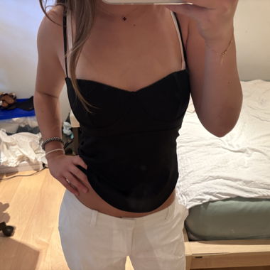 Haut corset noir