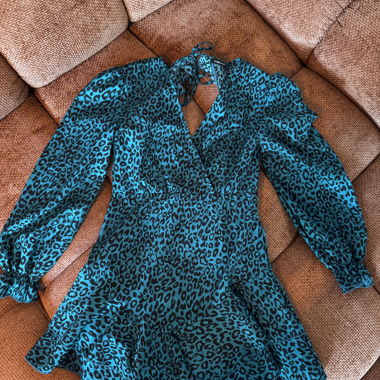 Abito con stampa leopardata
