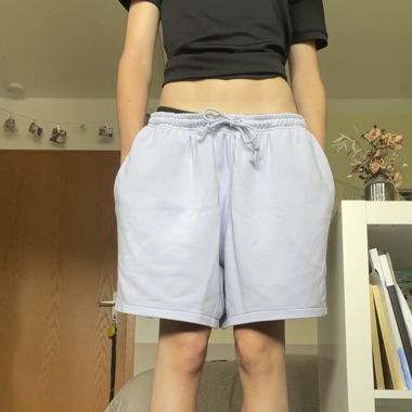Pantaloncini in felpa Nike azzurro chiaro XL