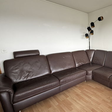 Braunes Leder Sofa 