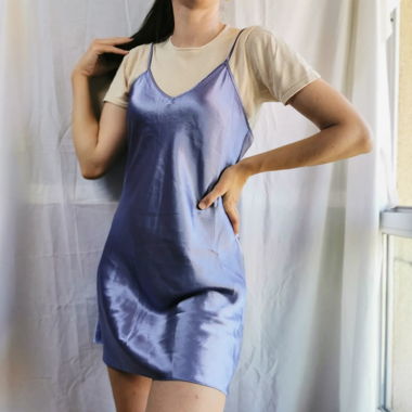 2000s 90s lilac vintage sleepdress
