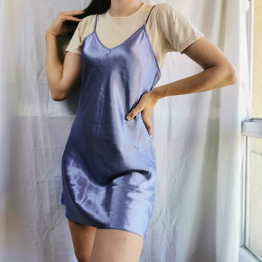 Camicia da notte vintage lilla anni 2000/90